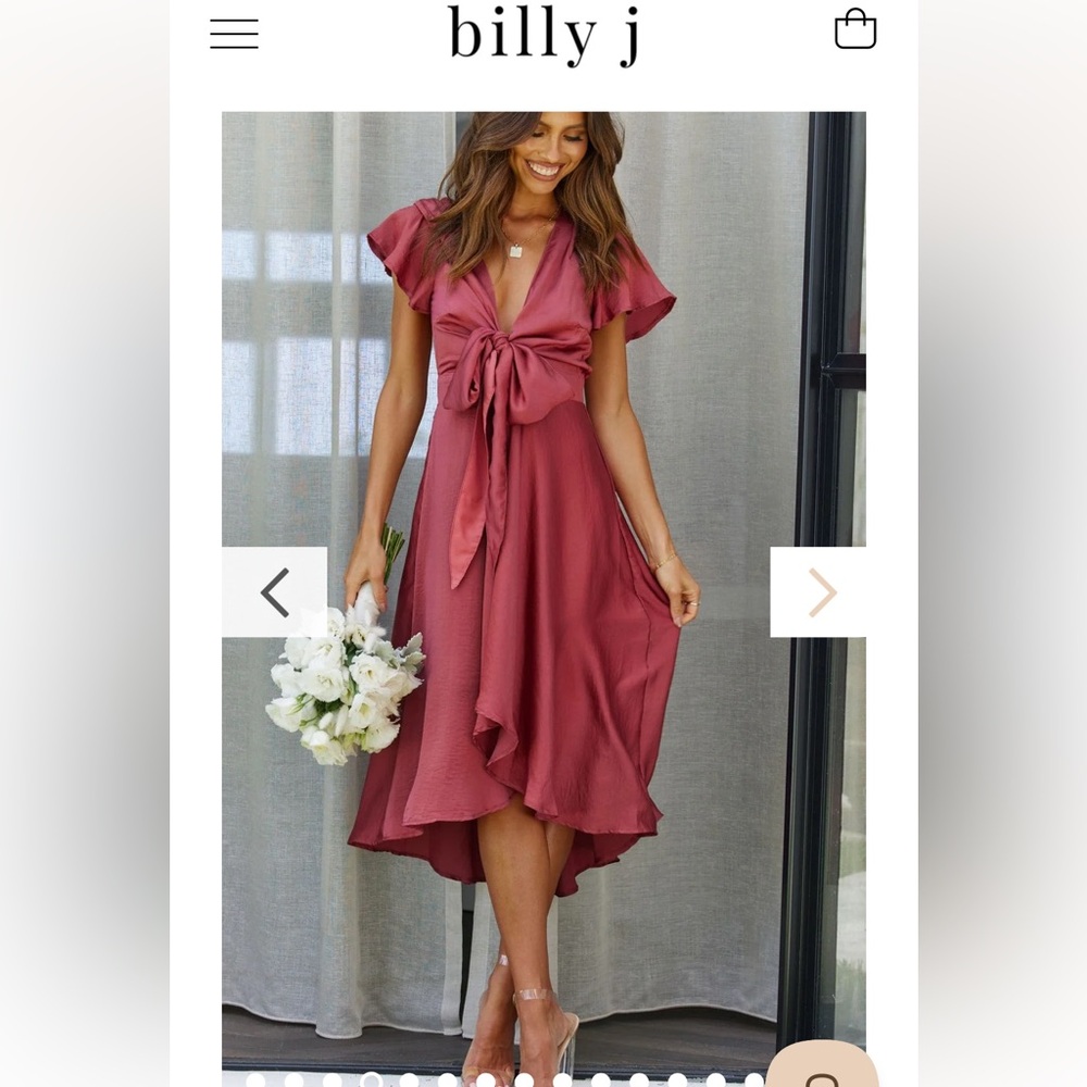 Billy J Sunny Daze Dress (Berry)